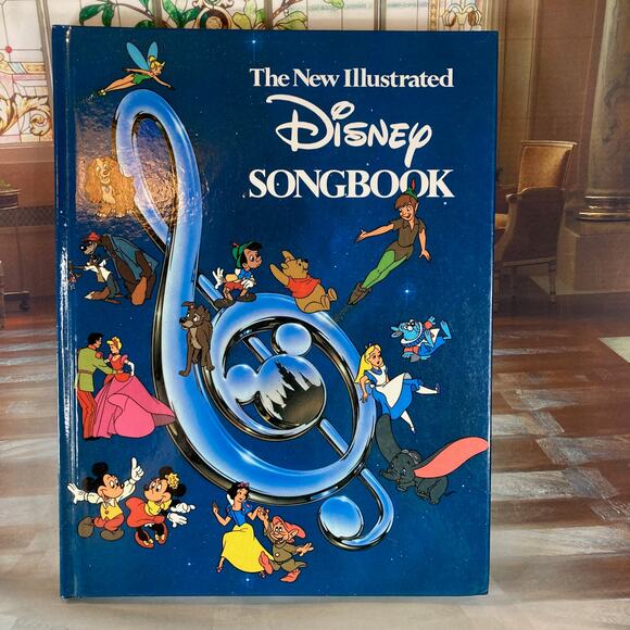 Walt Disney Other - Vintage 80s The New Illustrated Disney Songbook Vocal Scores w/Piano (1986)